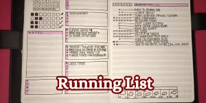 Running List