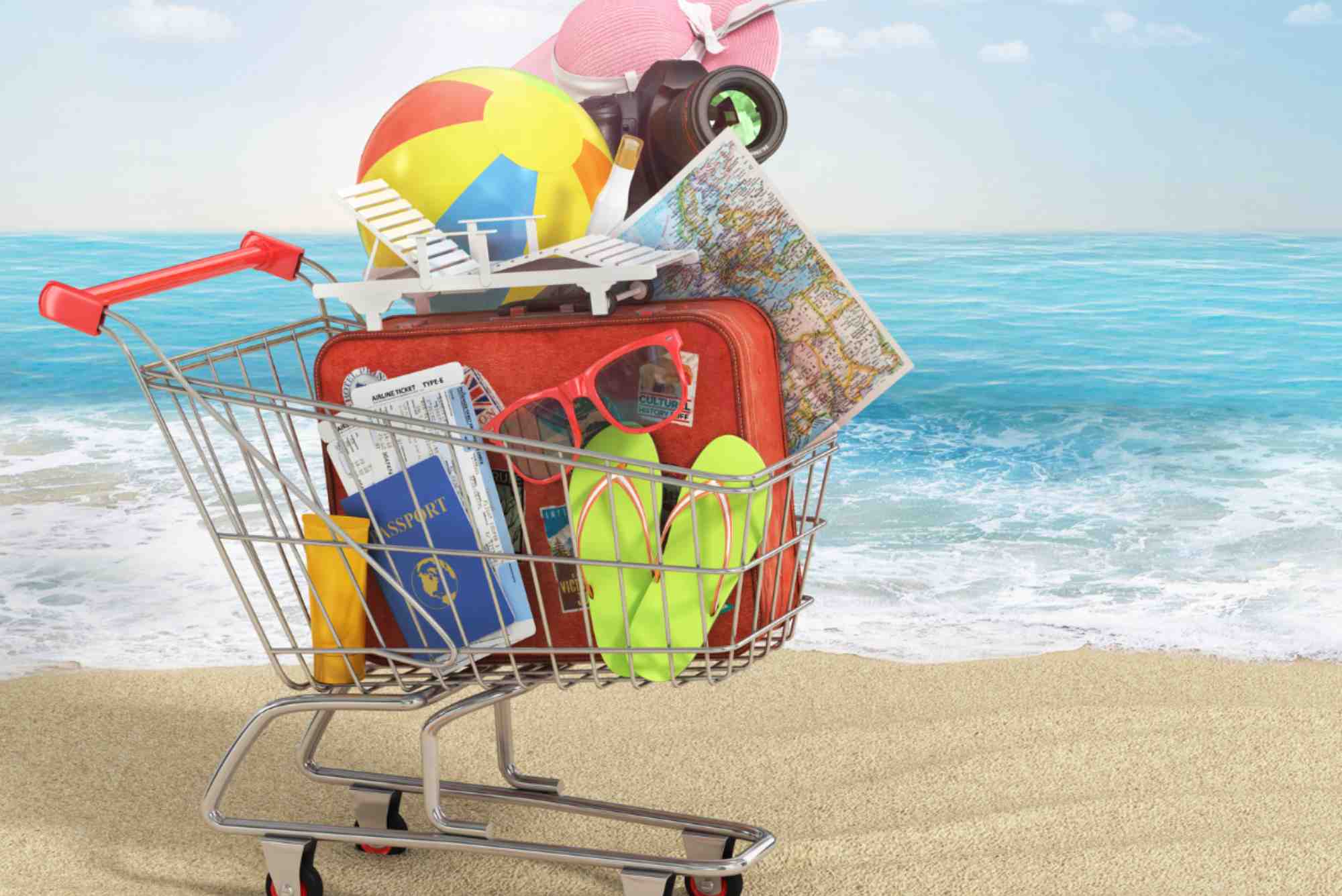 AC Shopping Near the Beach