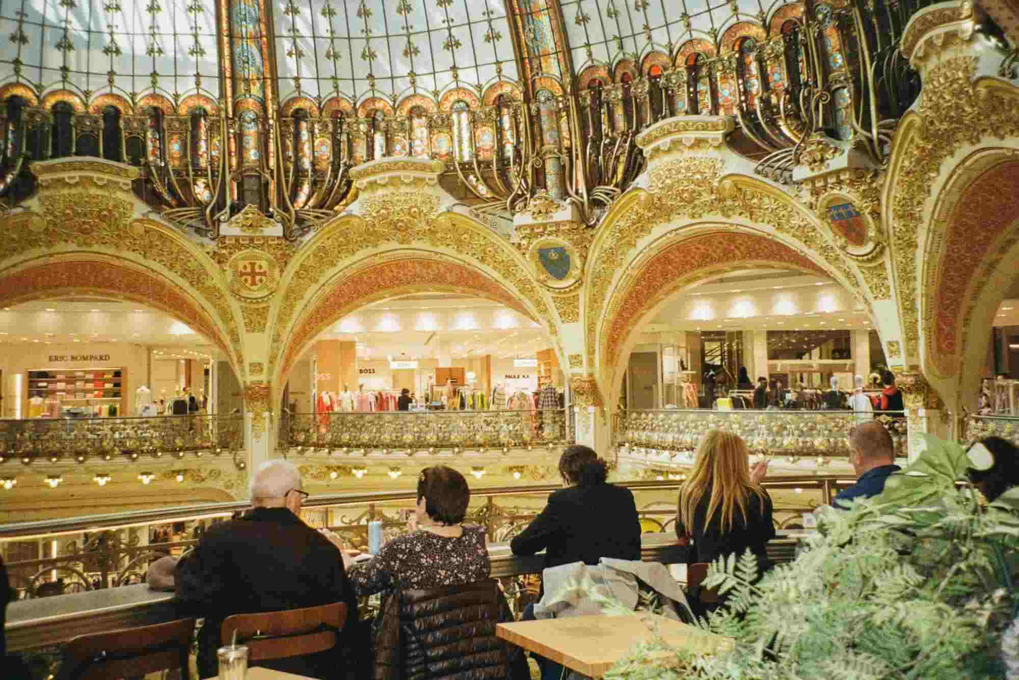 Paris France Gourmet Halls At Haussmann And Bon Marché