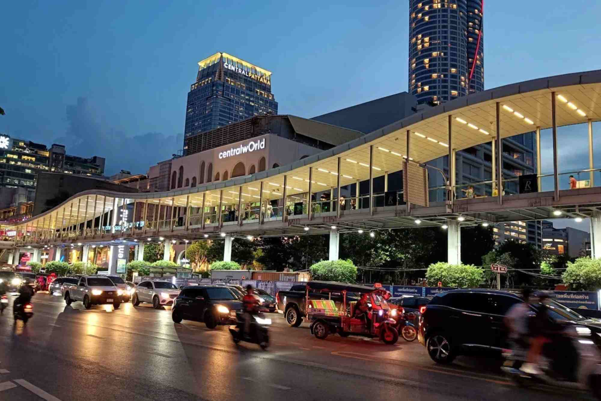 Thailand Bangkok Skywalk CentralWorld Gaysorn Layout